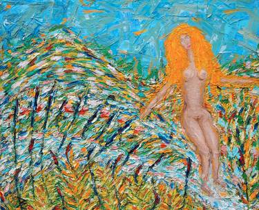Original Figurative Nude Paintings by Bernardo Carrara