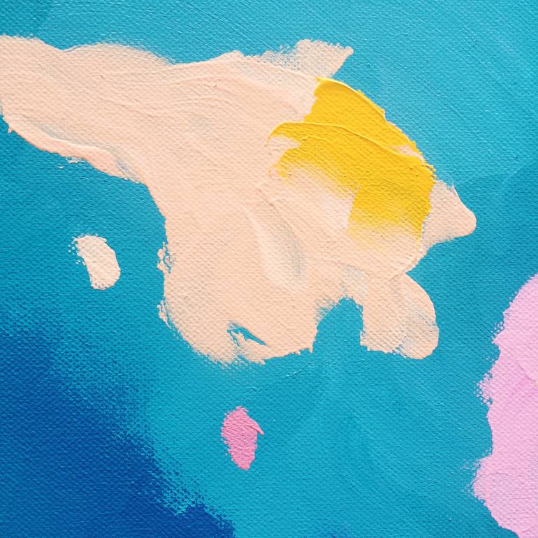 Original Abstract Expressionism Abstract Painting by Julia Badow