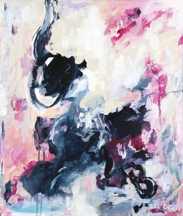 Original Abstract Expressionism Abstract Paintings by Julia Badow