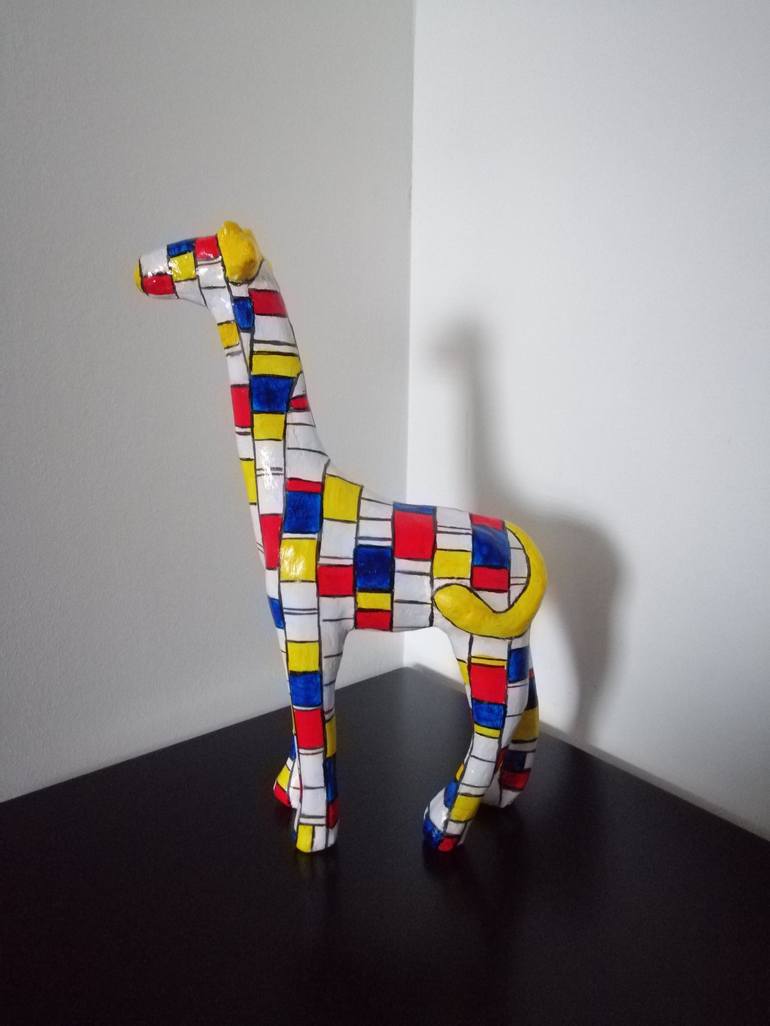 Original Pop Art Animal Sculpture by Carole Carpier