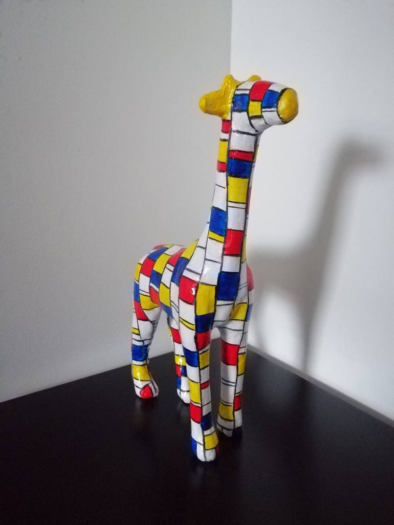 Original Pop Art Animal Sculpture by Carole Carpier