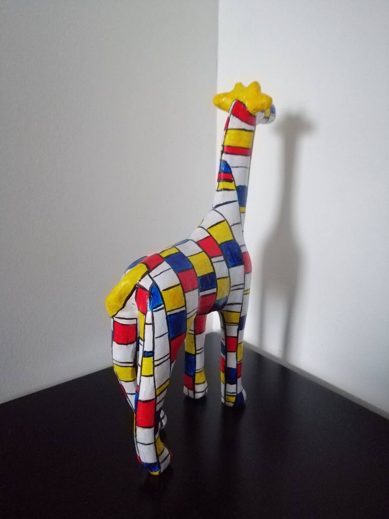 Original Pop Art Animal Sculpture by Carole Carpier