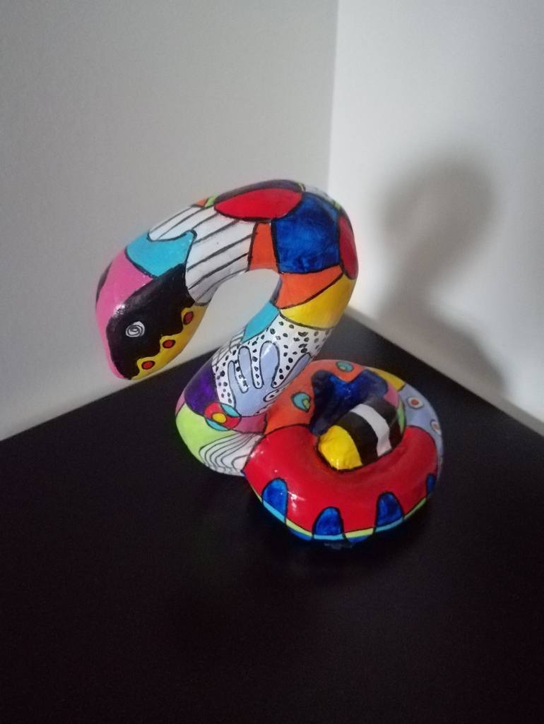 Original Pop Art Animal Sculpture by Carole Carpier