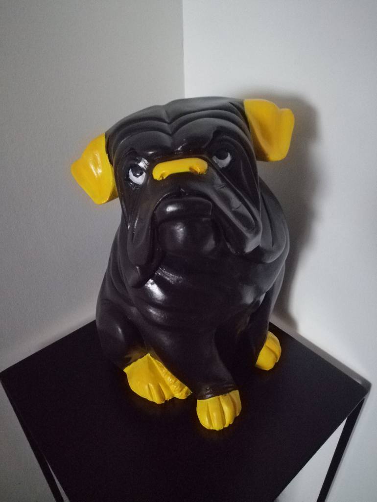 Original Pop Art Animal Sculpture by Carole Carpier