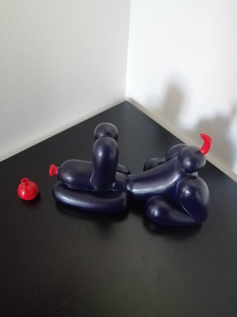 Original Abstract Expressionism Animal Sculpture by Carole Carpier