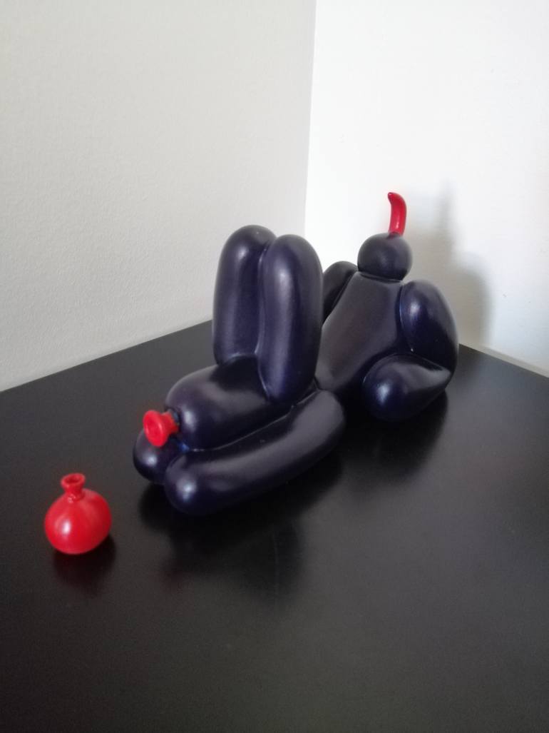 Original Abstract Expressionism Animal Sculpture by Carole Carpier