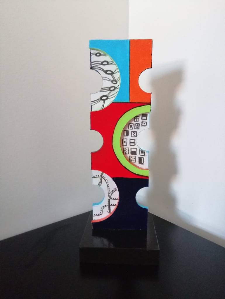 Original Contemporary Abstract Sculpture by Carole Carpier