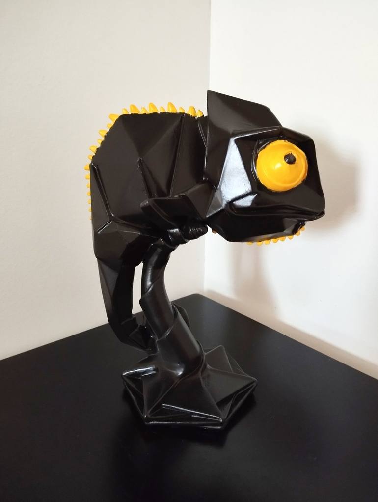 Original Pop Art Animal Sculpture by Carole Carpier