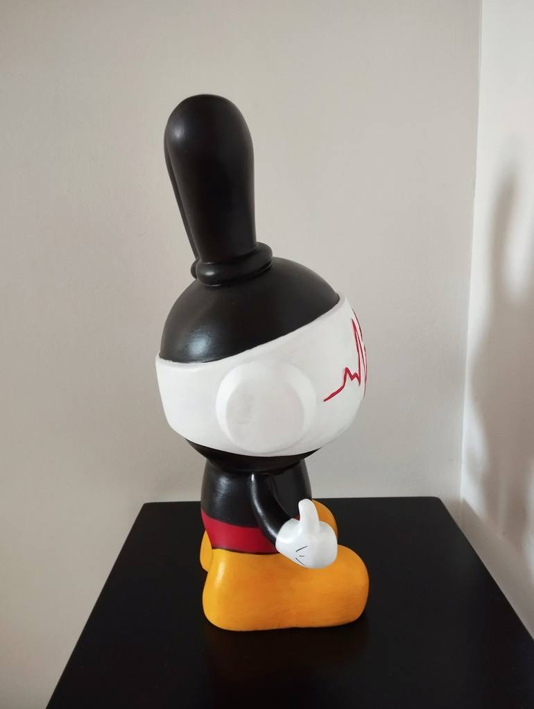 Original Pop Art Cartoon Sculpture by Carole Carpier