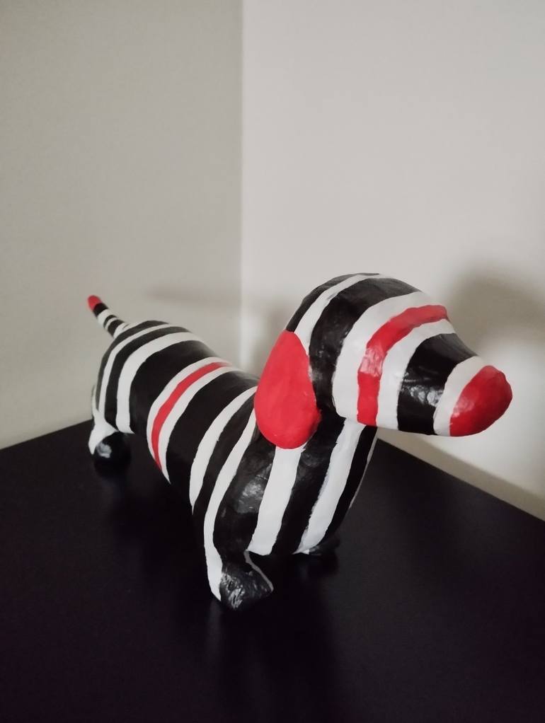 Original Pop Art Animal Sculpture by Carole Carpier