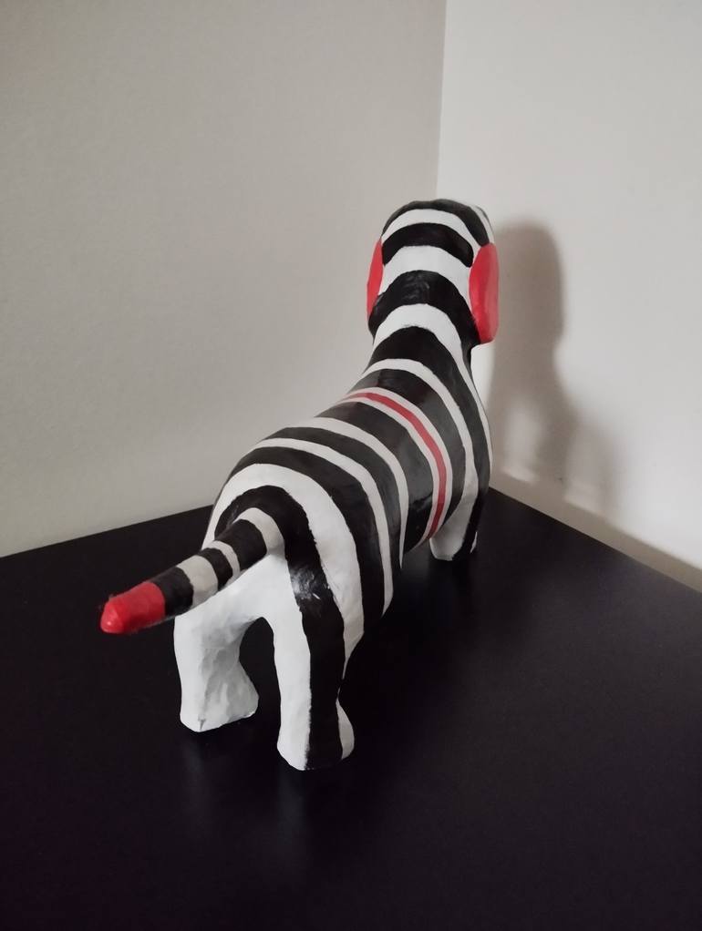 Original Pop Art Animal Sculpture by Carole Carpier