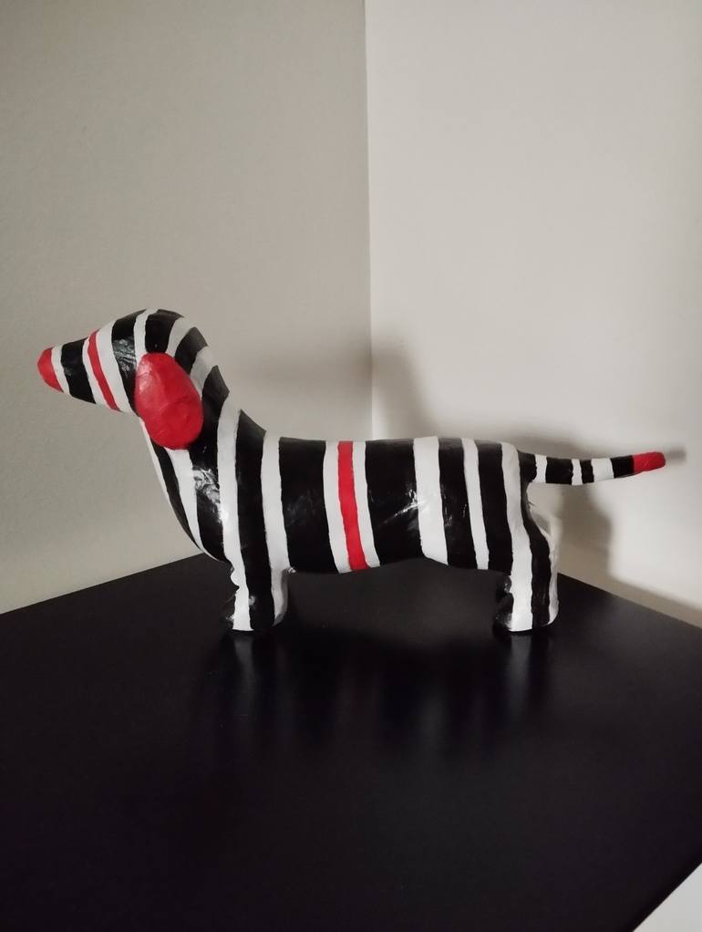 Original Pop Art Animal Sculpture by Carole Carpier