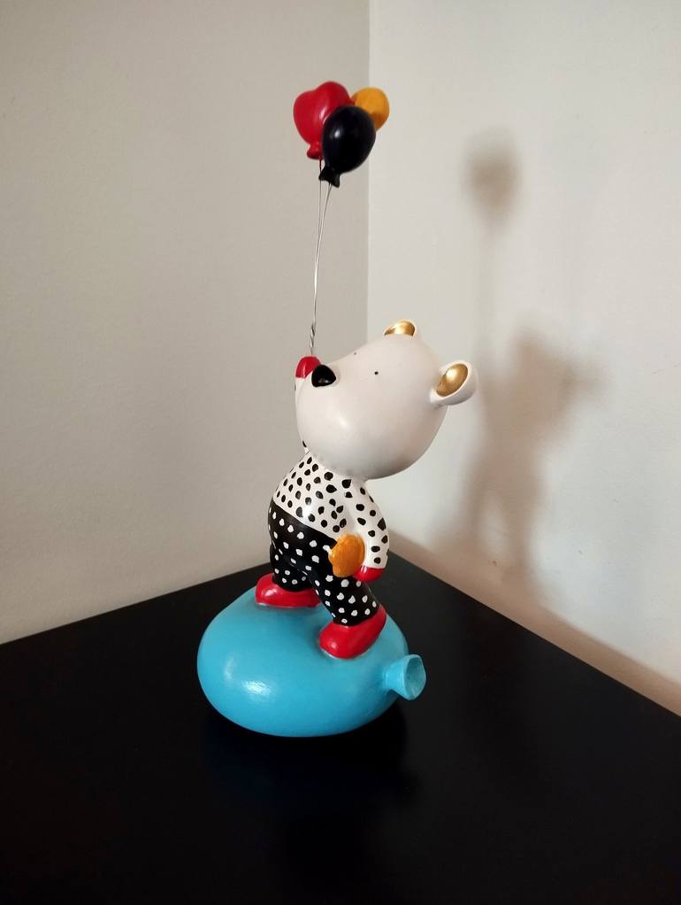 Original Pop Art Animal Sculpture by Carole Carpier