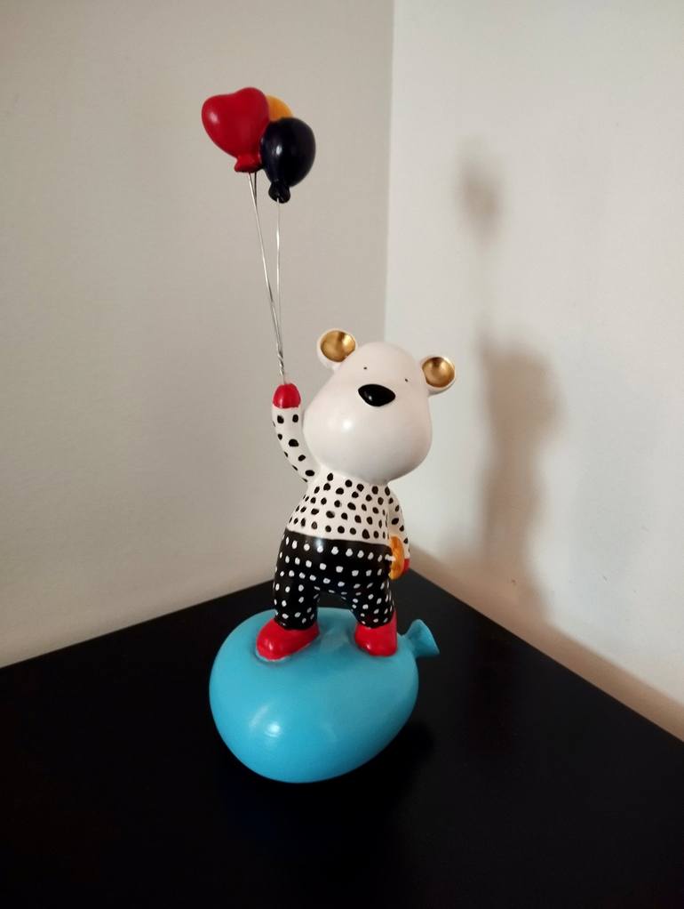 Original Pop Art Animal Sculpture by Carole Carpier