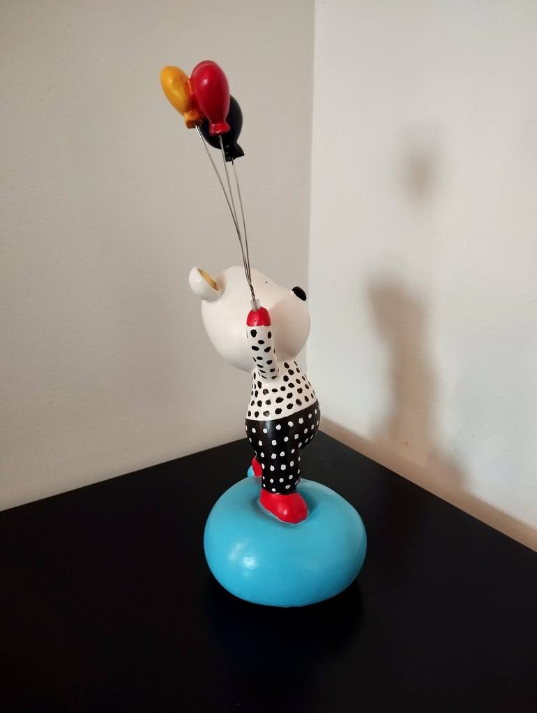 Original Pop Art Animal Sculpture by Carole Carpier