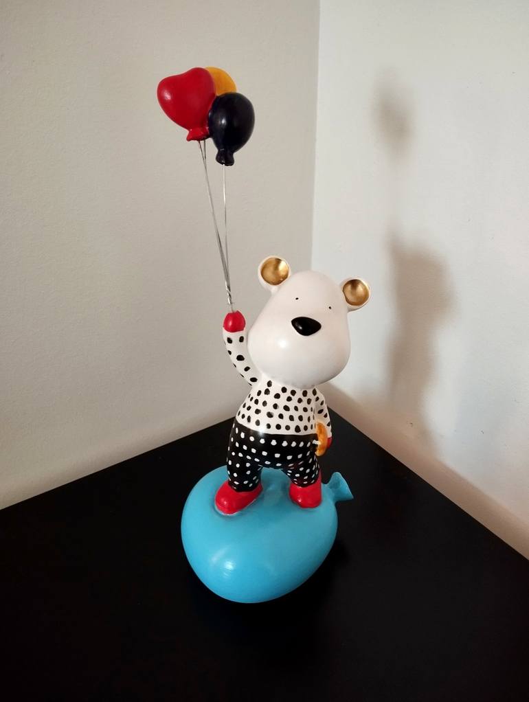 Original Pop Art Animal Sculpture by Carole Carpier