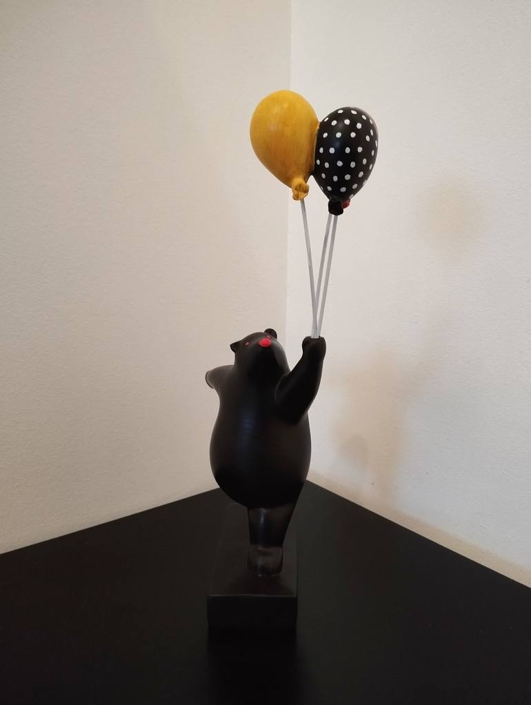 Original Pop Art Animal Sculpture by Carole Carpier