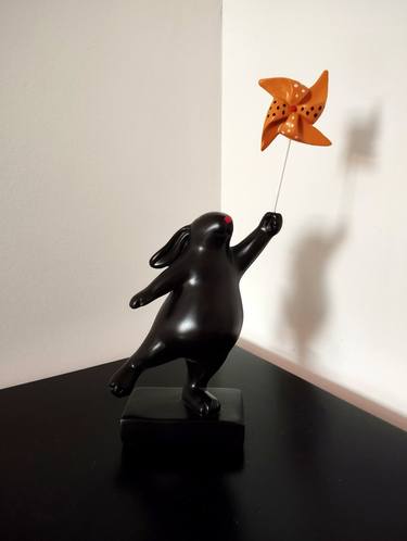 Original Pop Art Animal Sculpture by Carole Carpier