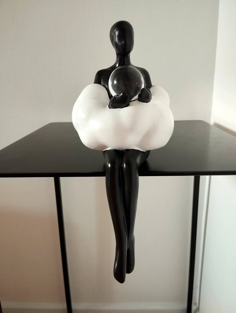 Original Pop Art Women Sculpture by Carole Carpier