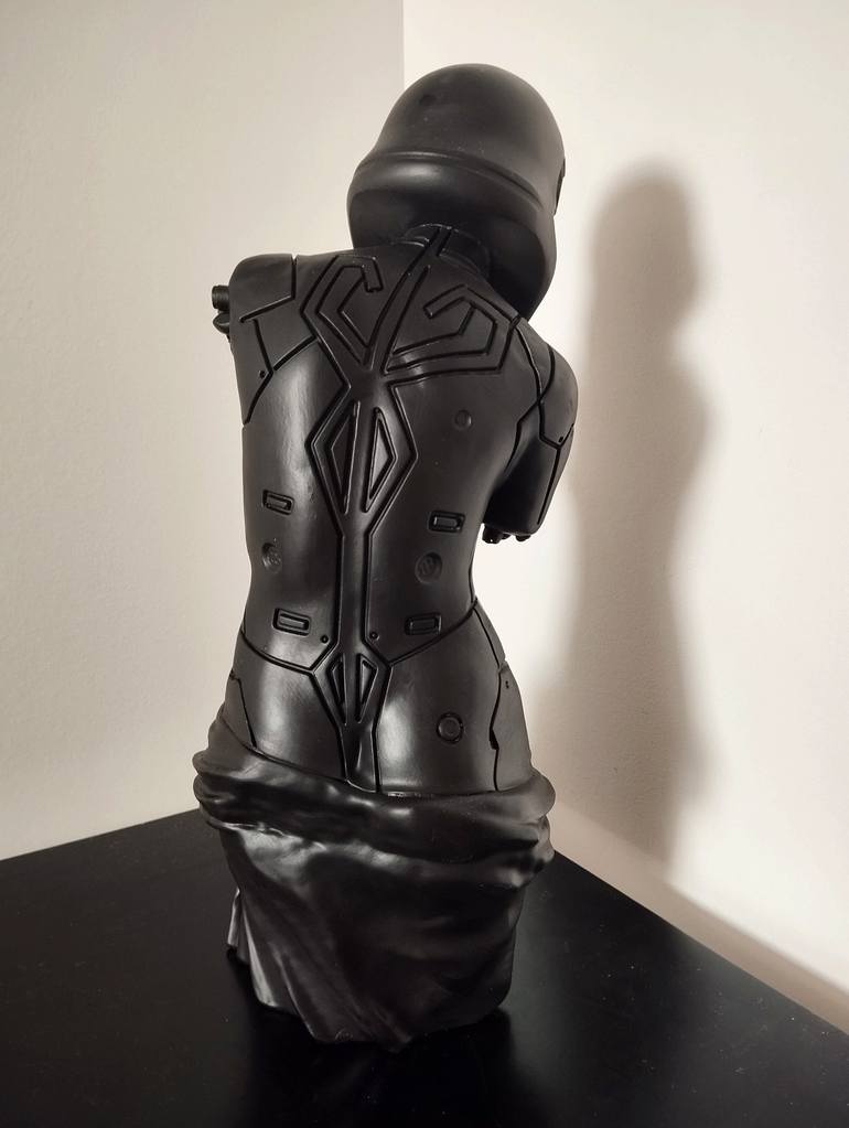 Original Pop Art Nude Sculpture by Carole Carpier