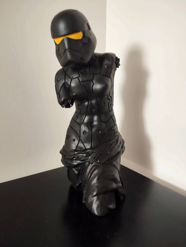 Original Pop Art Nude Sculpture by Carole Carpier