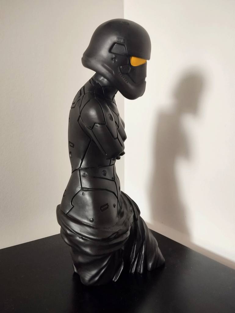 Original Pop Art Nude Sculpture by Carole Carpier