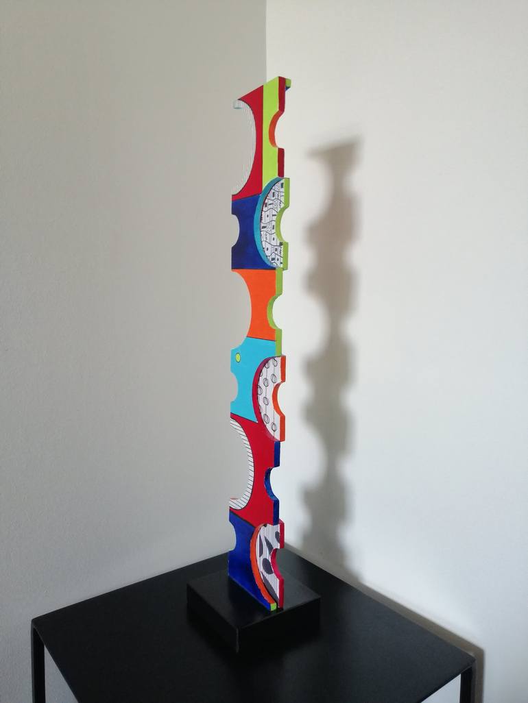 Original Modernism Abstract Sculpture by Carole Carpier