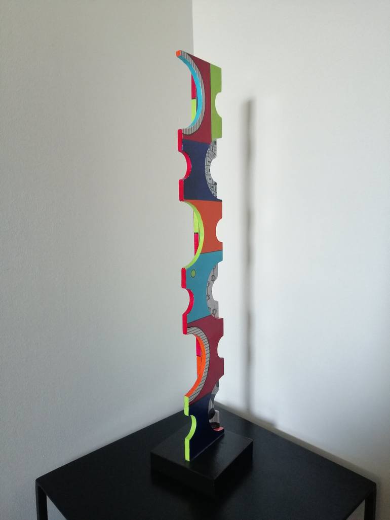 Original Modernism Abstract Sculpture by Carole Carpier