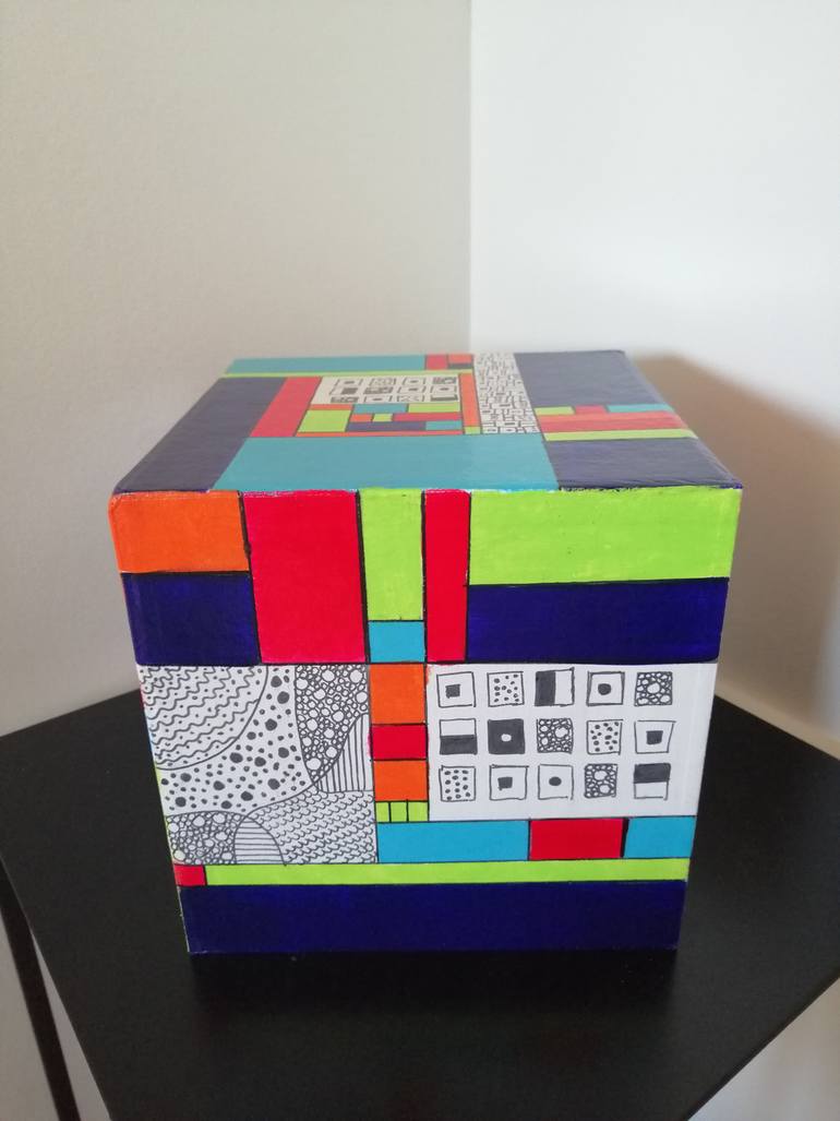 Original Modernism Abstract Sculpture by Carole Carpier