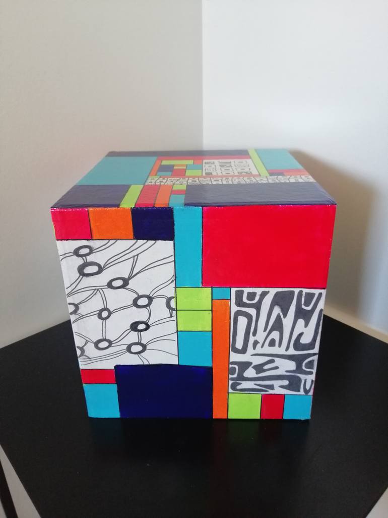 Original Modernism Abstract Sculpture by Carole Carpier