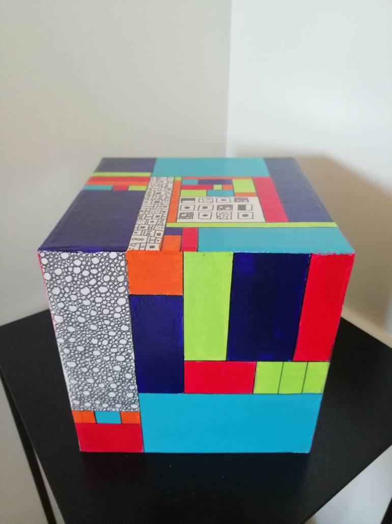 Original Modernism Abstract Sculpture by Carole Carpier