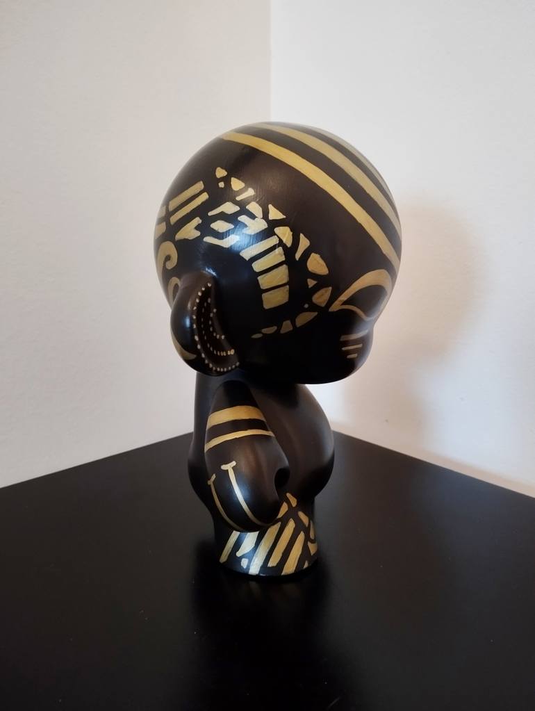 Original Pop Art Children Sculpture by Carole Carpier