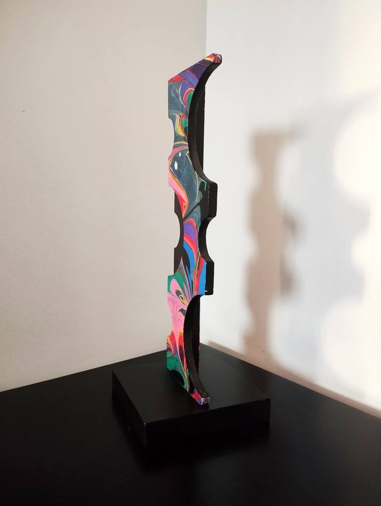 Original Modernism Abstract Sculpture by Carole Carpier