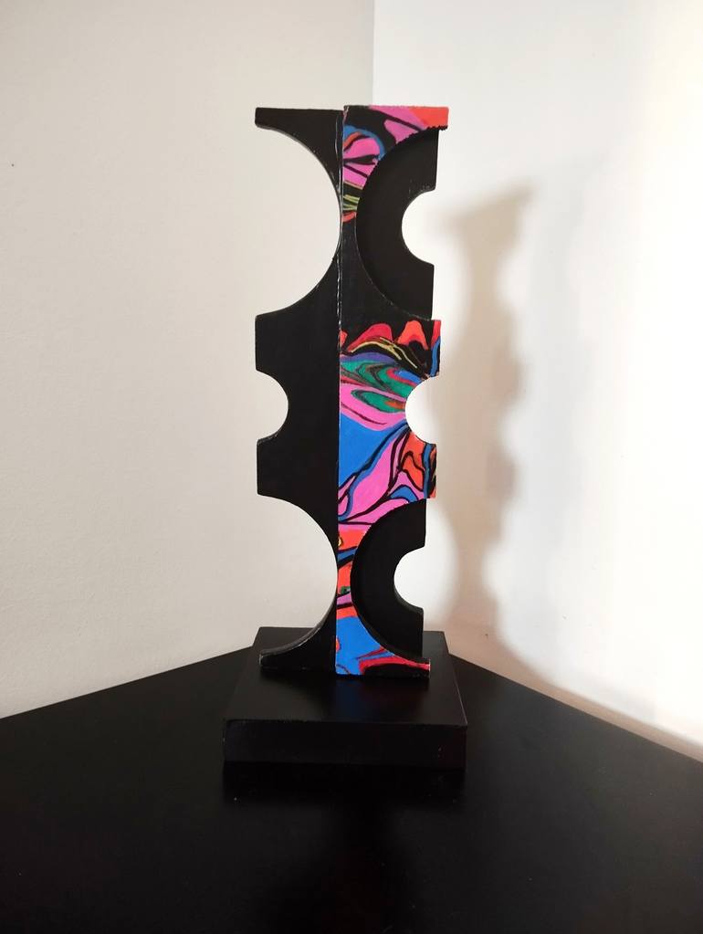 Original Modernism Abstract Sculpture by Carole Carpier