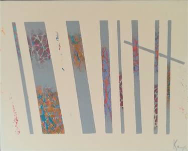 Original Conceptual Abstract Paintings by Carole Carpier