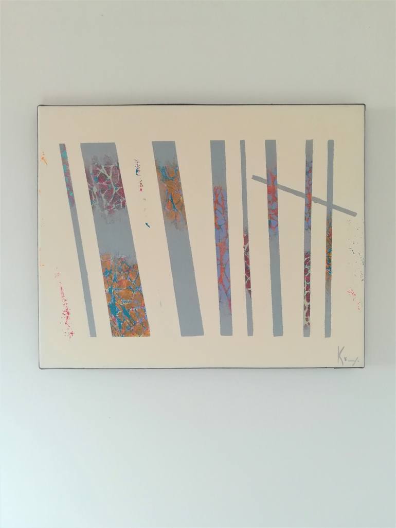 Original Conceptual Abstract Painting by Carole Carpier