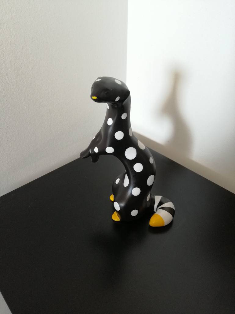 Original Pop Art Animal Sculpture by Carole Carpier