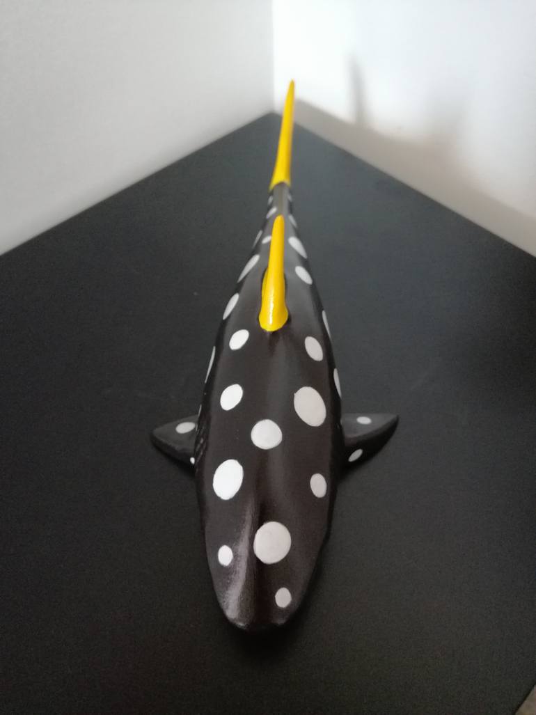 Original Abstract Expressionism Animal Sculpture by Carole Carpier