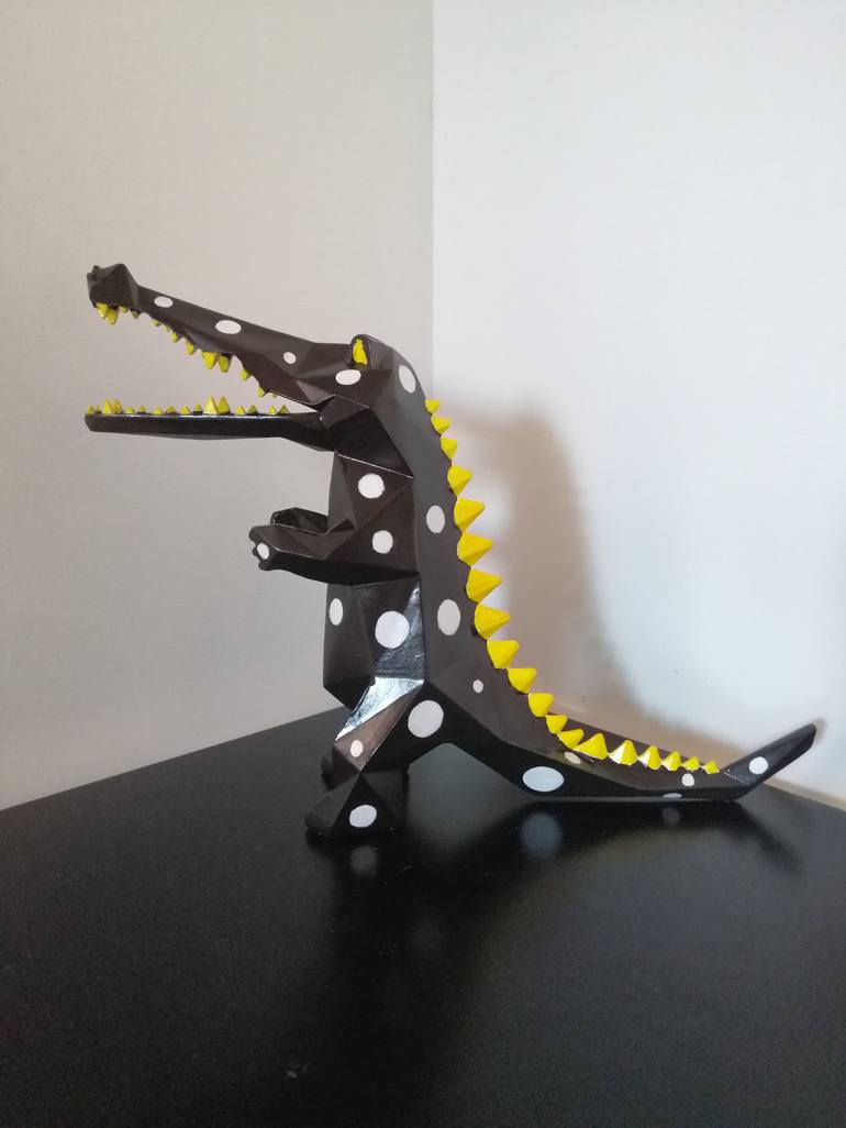 Original Pop Art Animal Sculpture by Carole Carpier