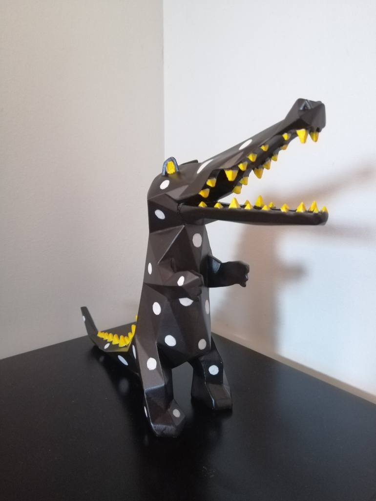 Original Pop Art Animal Sculpture by Carole Carpier