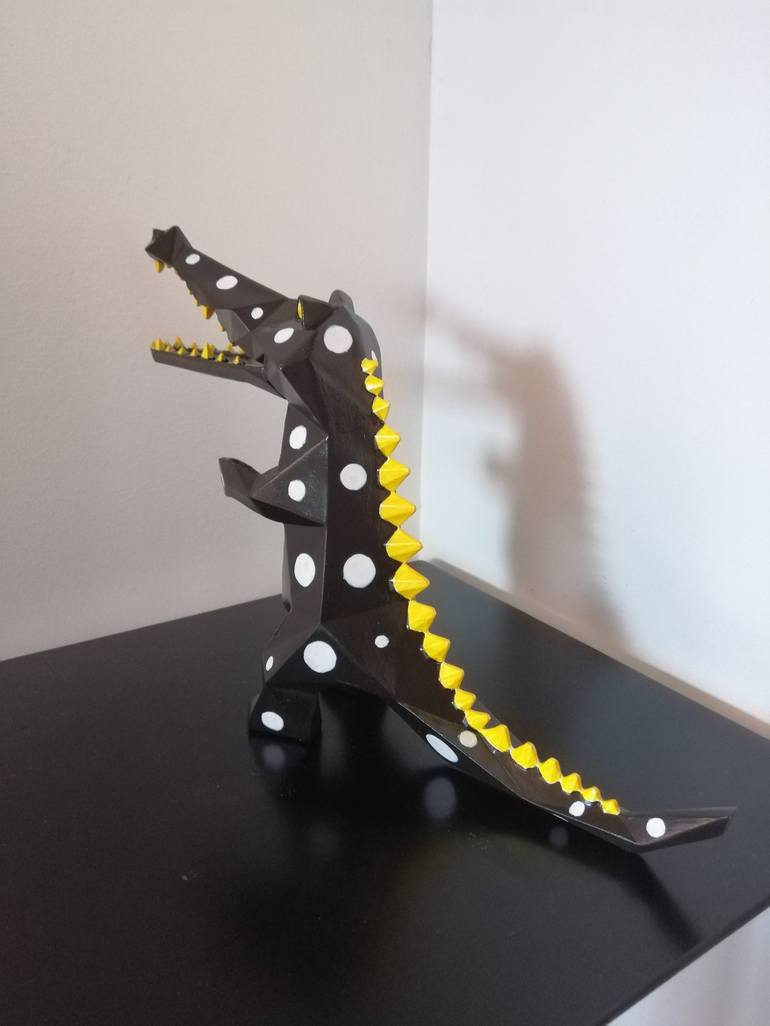 Original Pop Art Animal Sculpture by Carole Carpier