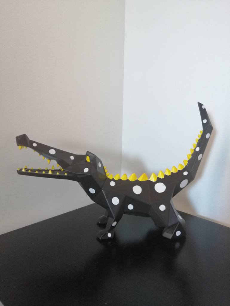 Original Pop Art Animal Sculpture by Carole Carpier