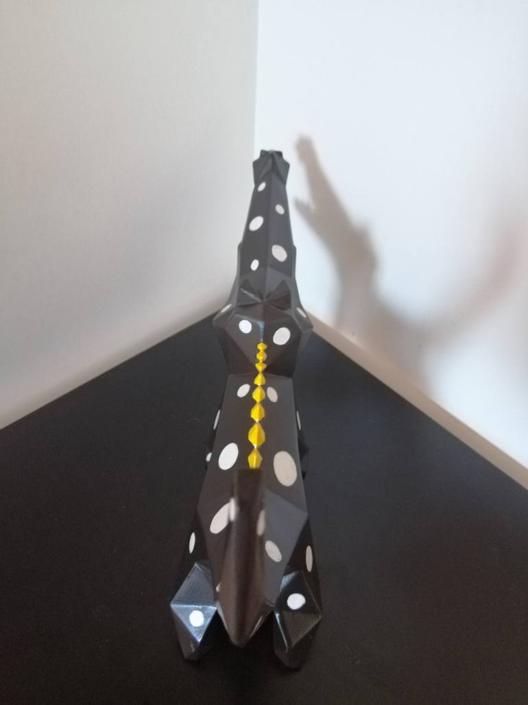 Original Cubism Animal Sculpture by Carole Carpier
