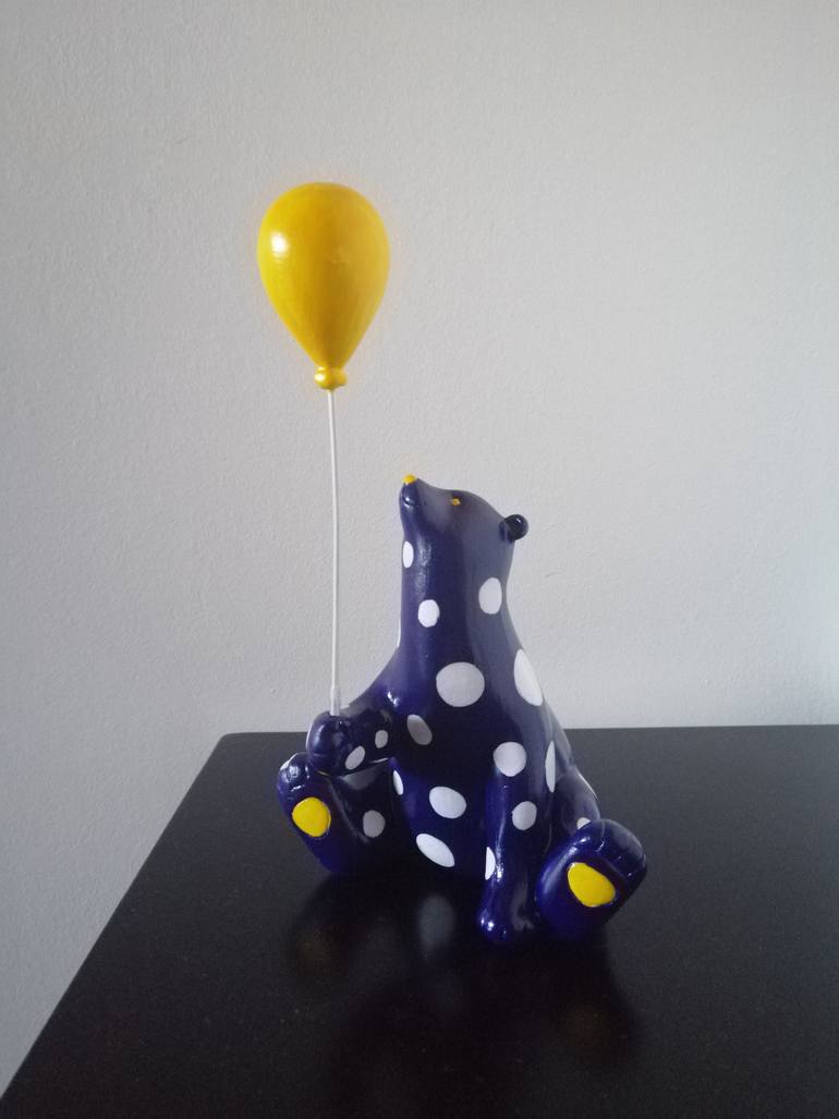 Original Abstract Expressionism Animal Sculpture by Carole Carpier