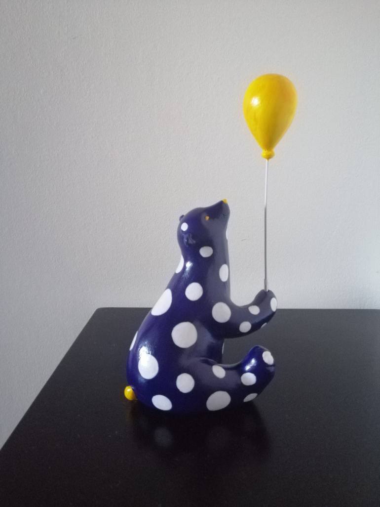 Original Abstract Expressionism Animal Sculpture by Carole Carpier