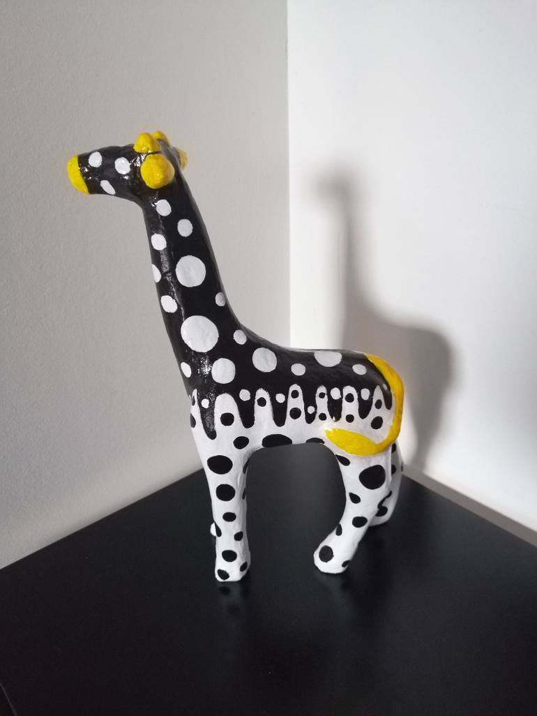 Original Pop Art Animal Sculpture by Carole Carpier