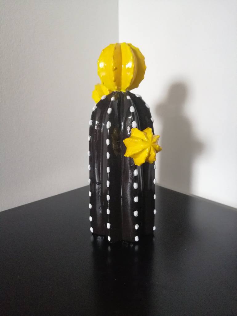 Original Abstract Expressionism Botanic Sculpture by Carole Carpier