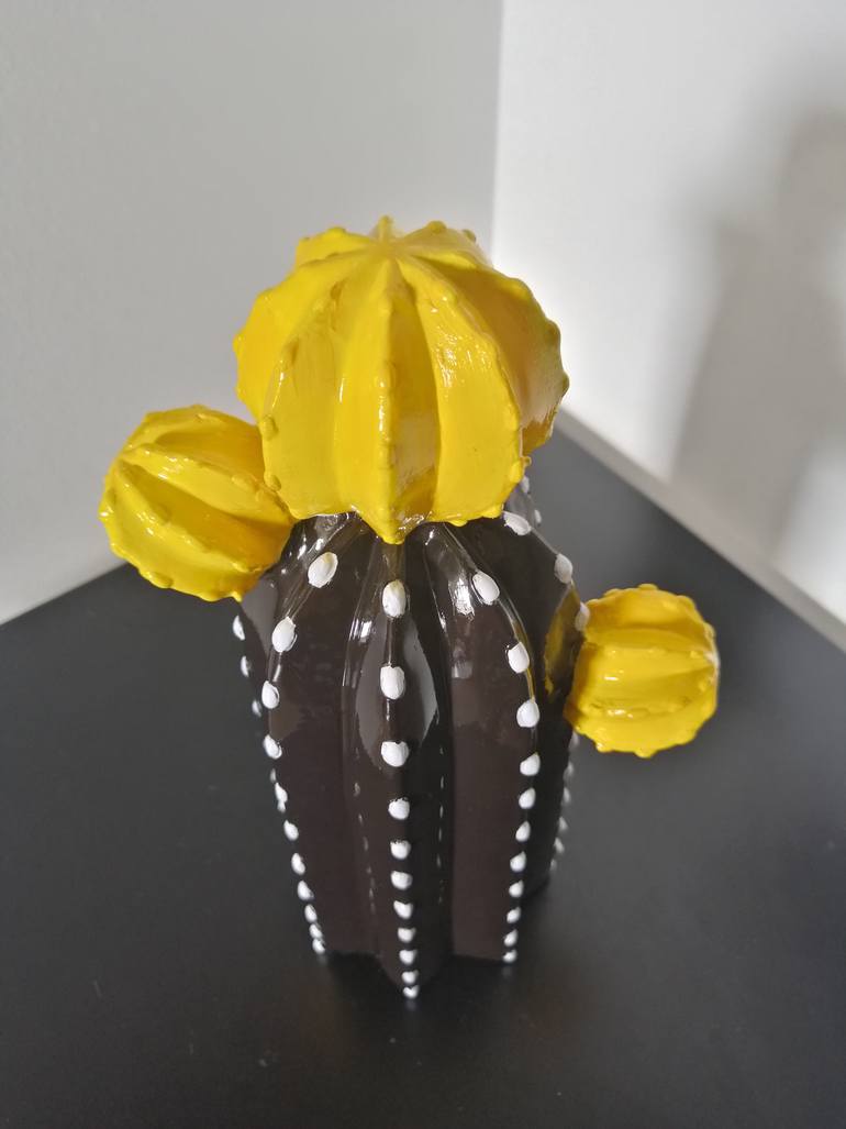 Original Abstract Expressionism Botanic Sculpture by Carole Carpier