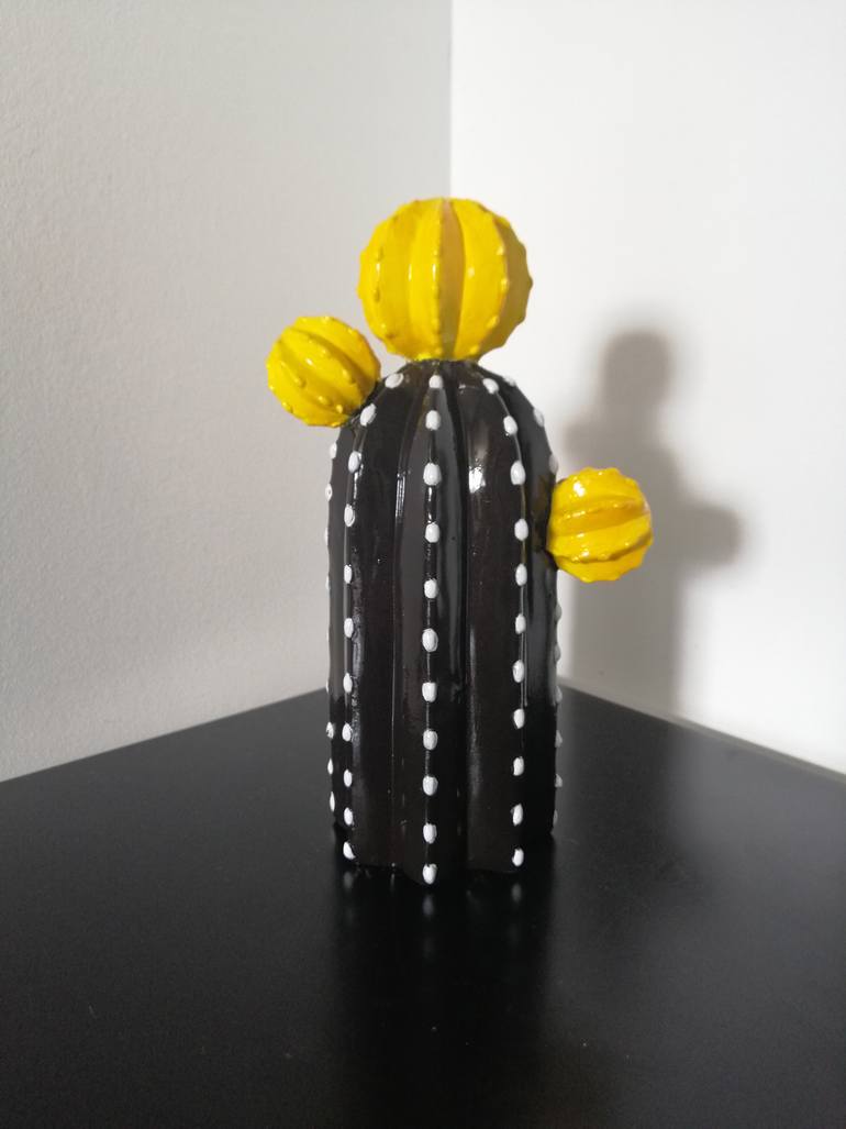 Original Abstract Expressionism Botanic Sculpture by Carole Carpier