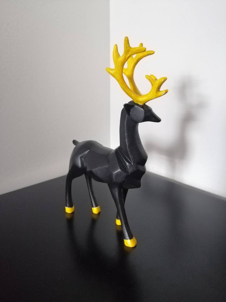 Original Pop Art Animal Sculpture by Carole Carpier